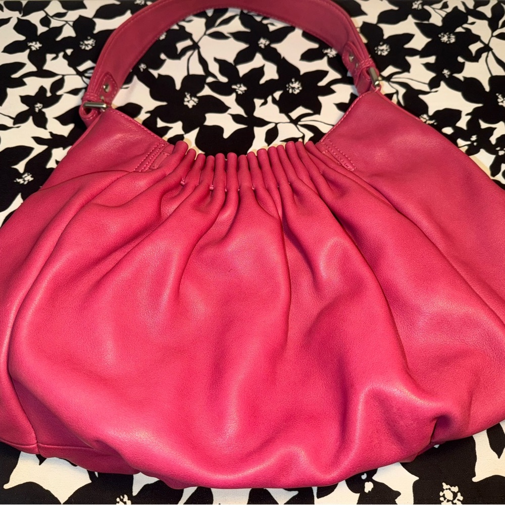 Pink Leather Women's Bag